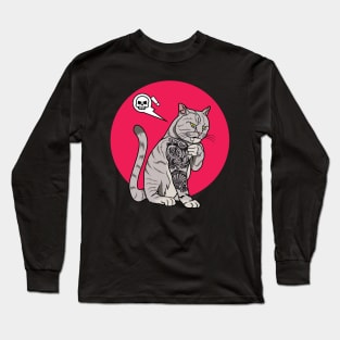 Gangsta cat Long Sleeve T-Shirt